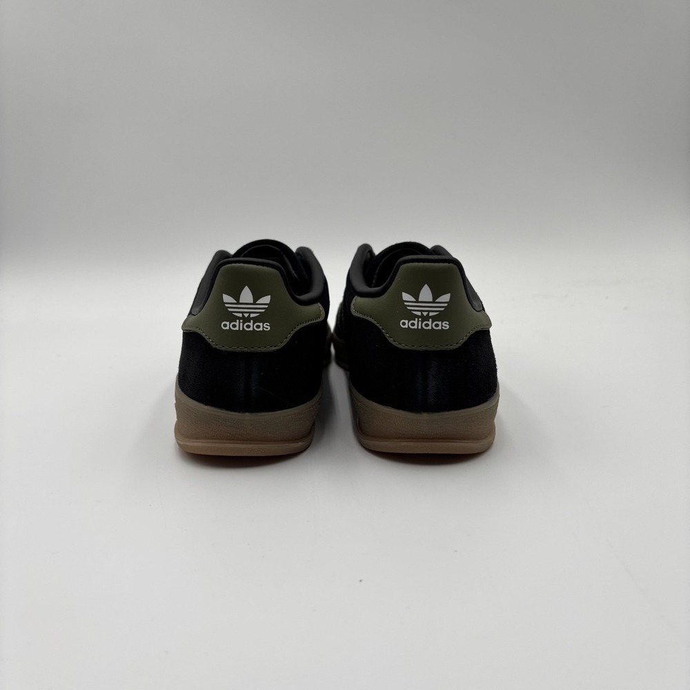 Adidas Gazelle Indoor Core Black Focus Olive JQ8399 Sneakers Shoes Mens Size 6 - Picture 4 of 6